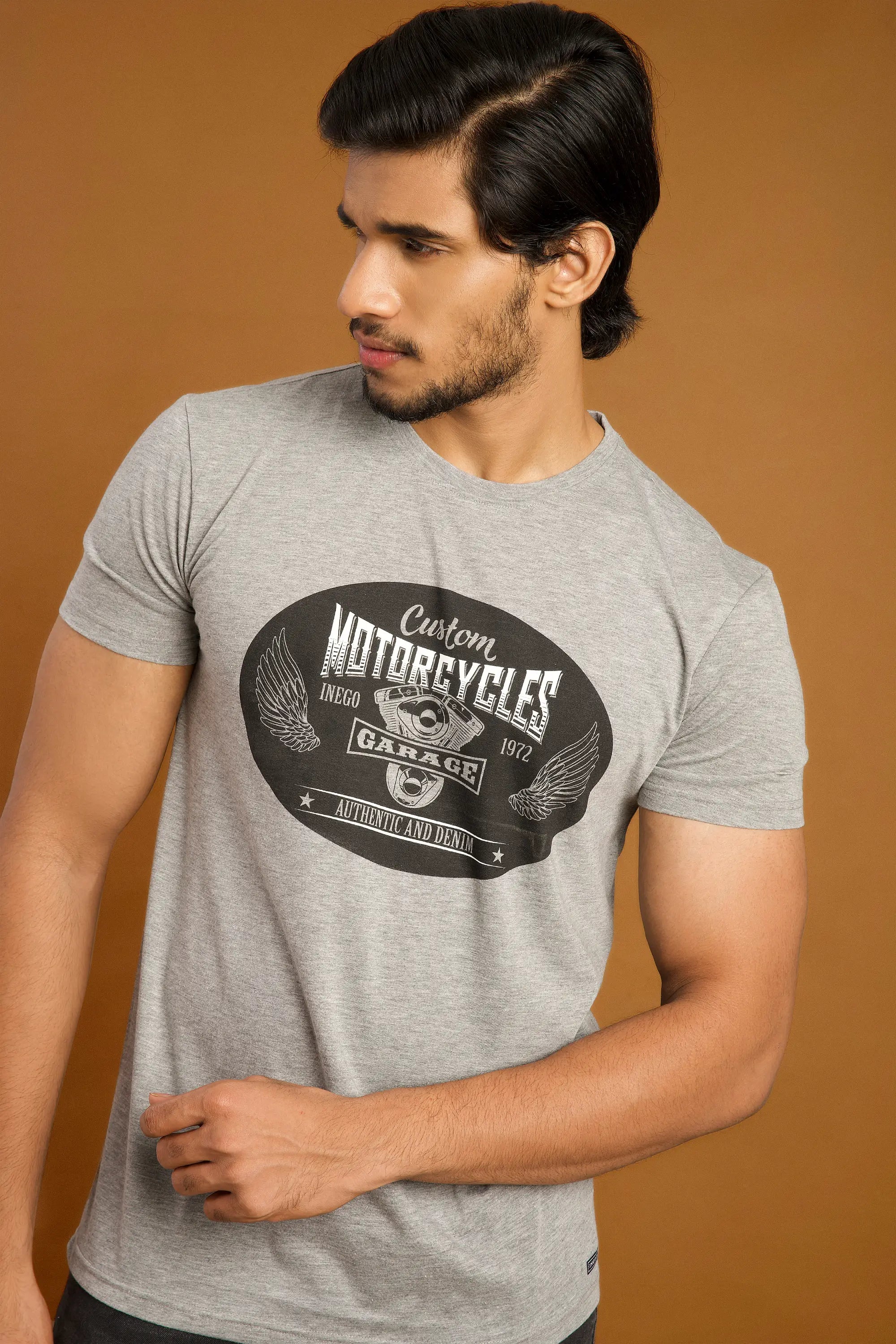 MENS SHORT SLEEVE ROUND NECK