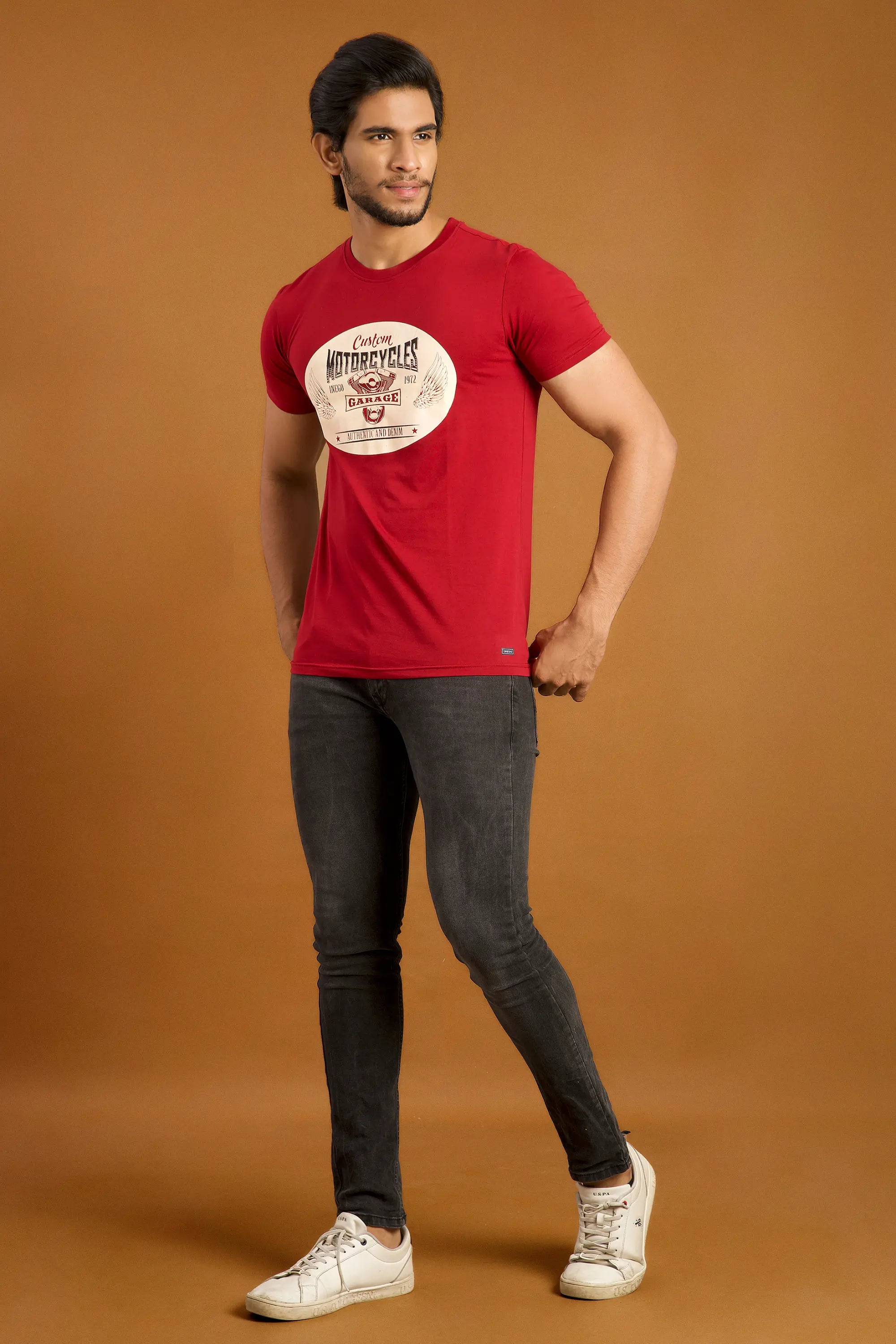MENS SHORT SLEEVE ROUND NECK