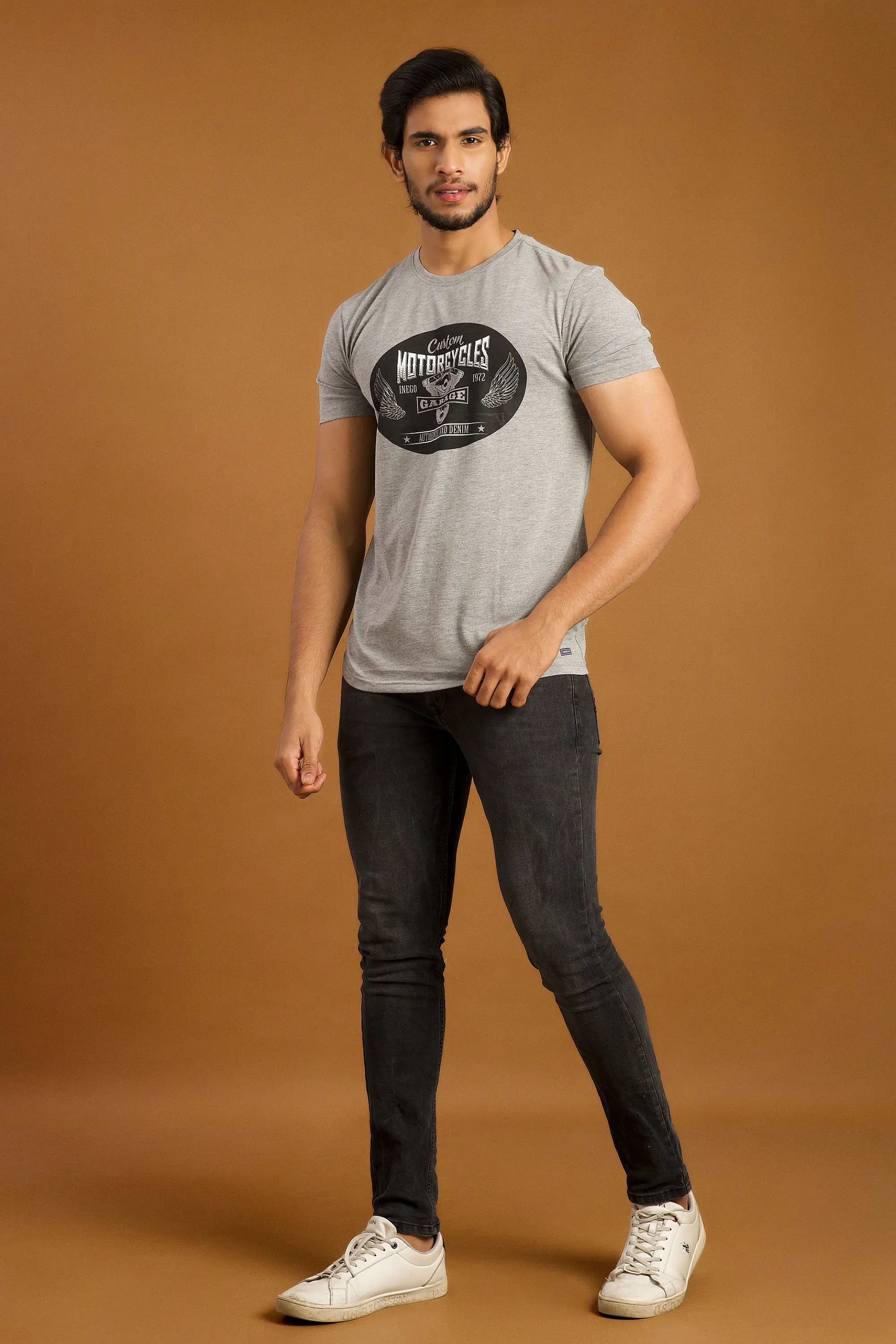 MENS SHORT SLEEVE ROUND NECK