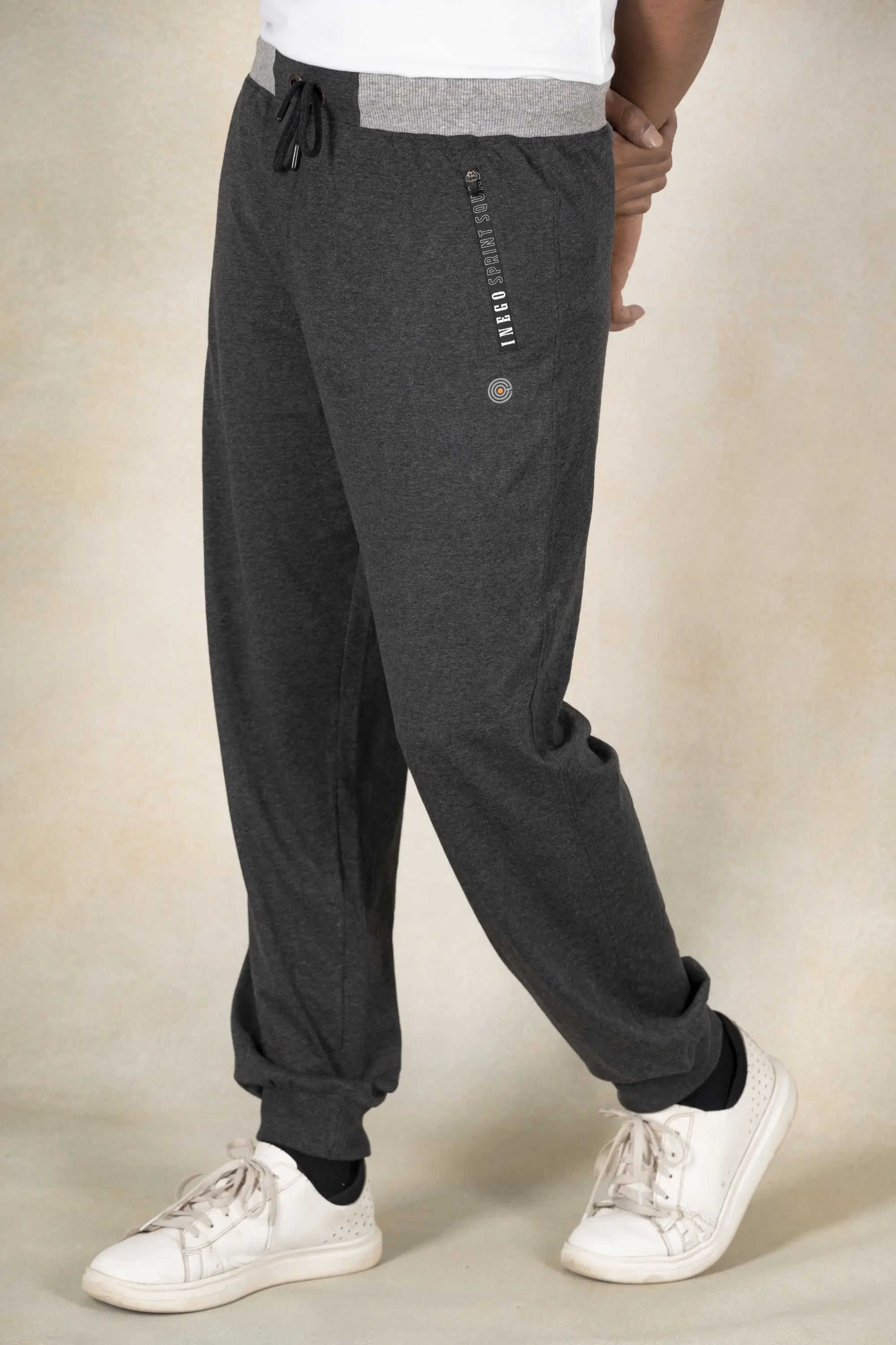 Mens Joggers Inego #color_Charcoal Melange