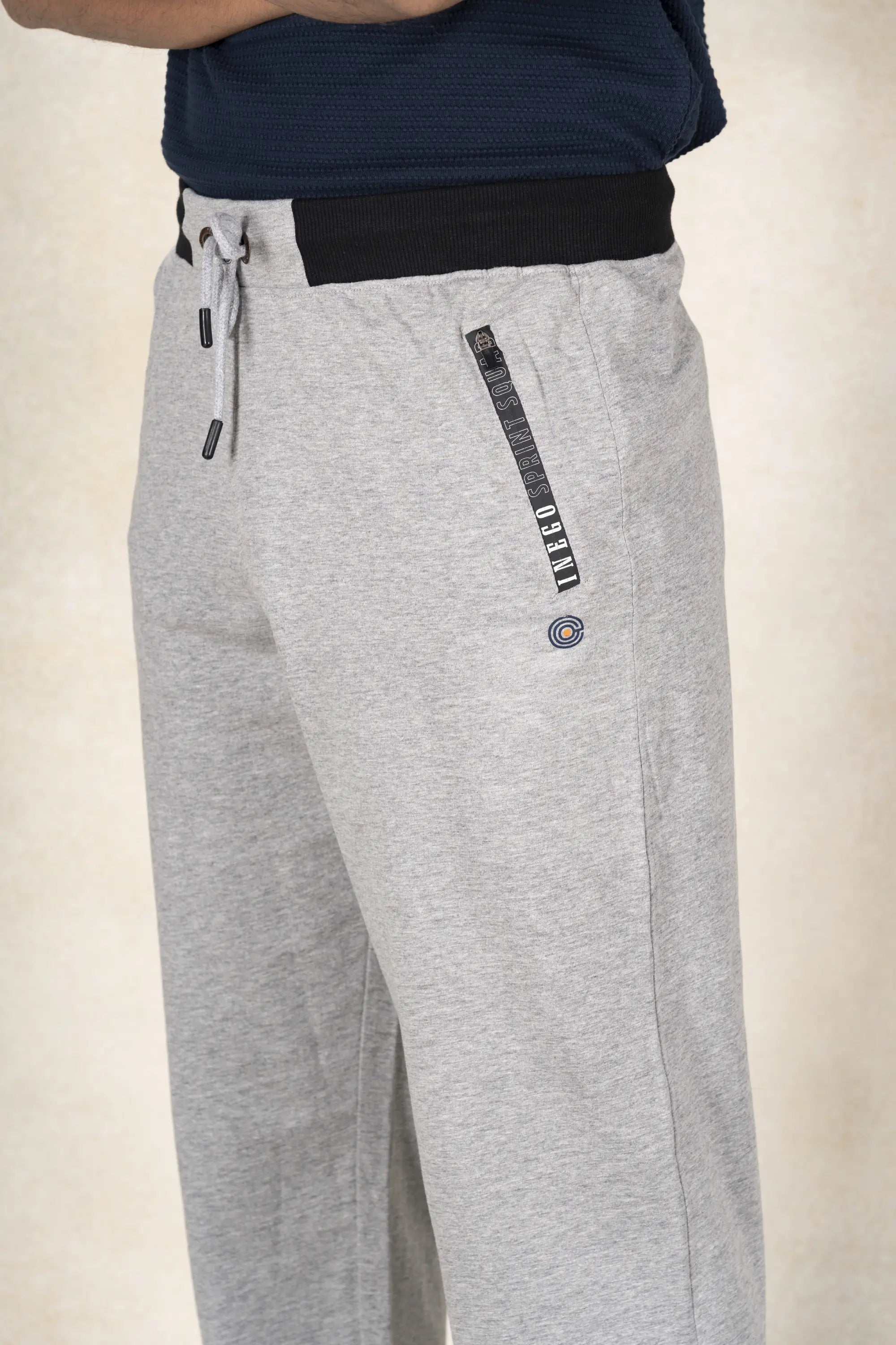 Mens Joggers Inego #color_Light Grey Melange