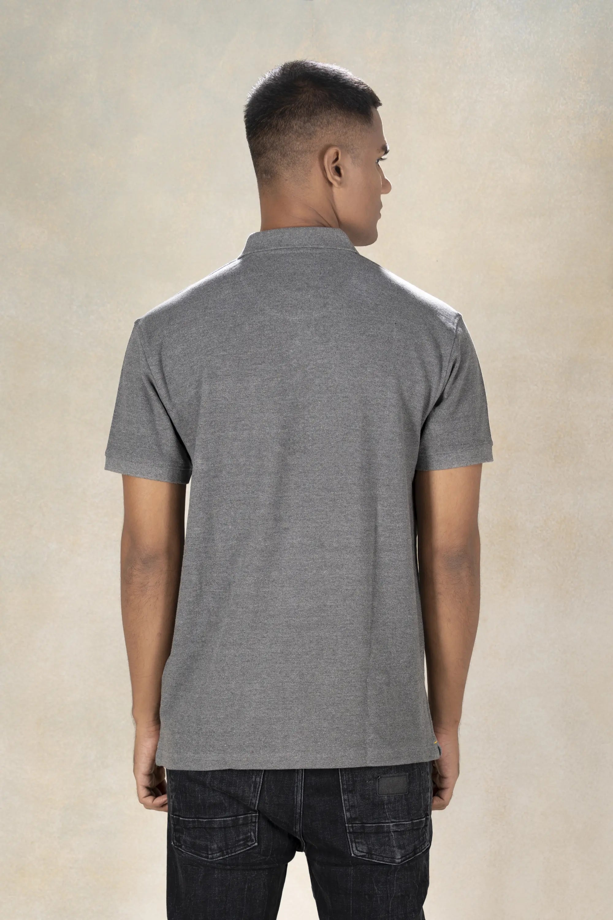 Mens Polo Pique T-Shirt Inego #color_Charcoal