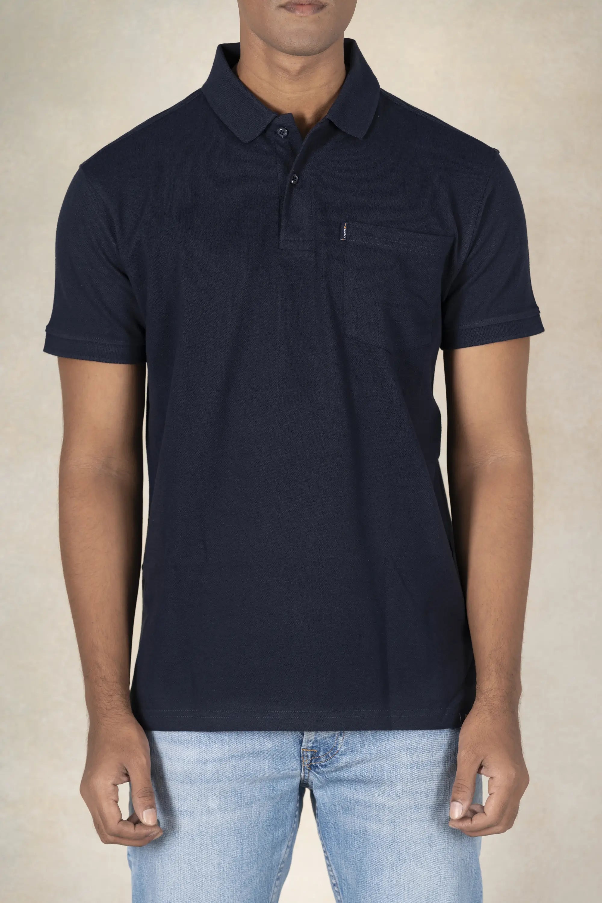 Mens Polo Pique T-Shirt Inego  #color_Midnight Navy