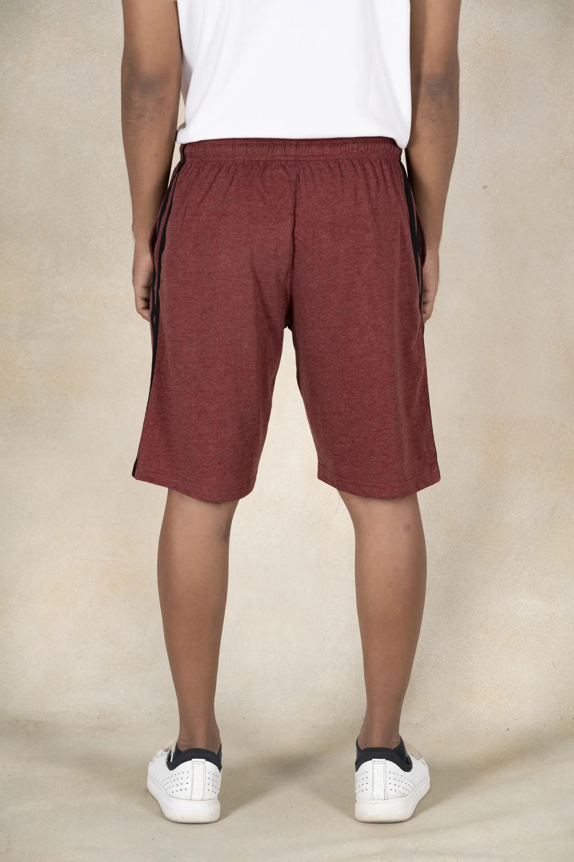 Mens Shorts Inego #color_Maroon Melange