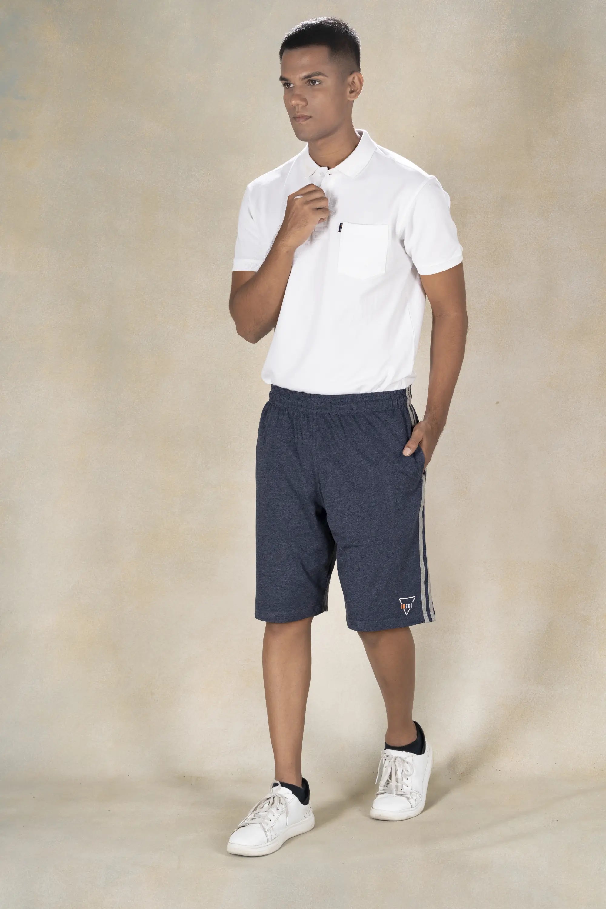 Mens Shorts Inego #color_Navy Melange