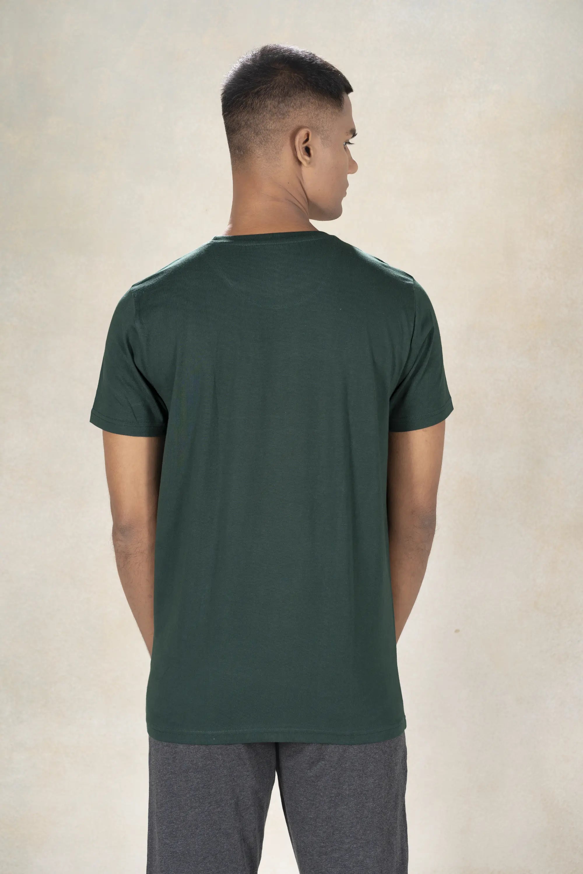 Men's Round Neck T-Shirt Inego #color_Green