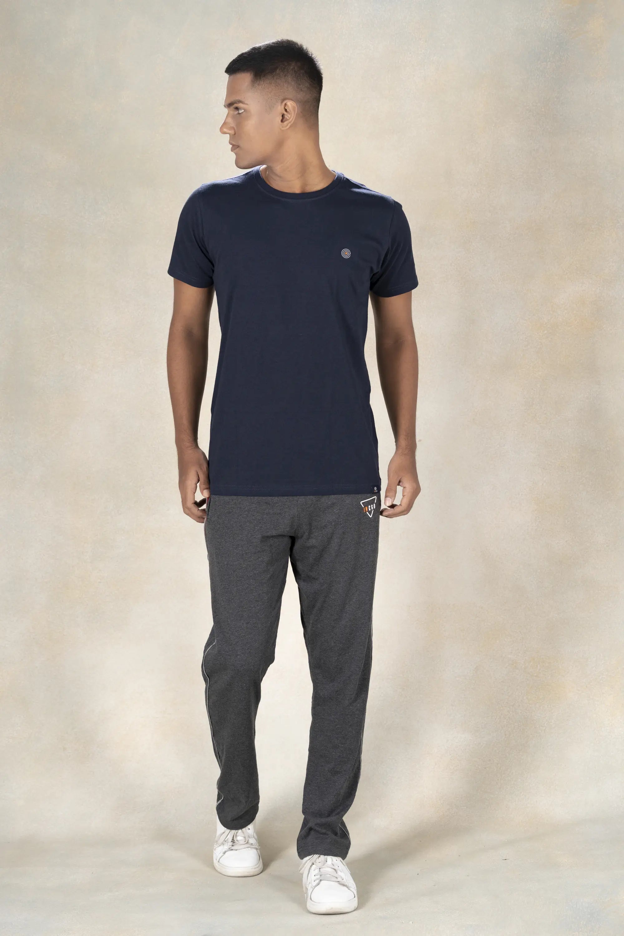 Men's Round Neck T-Shirt Inego #color_Midnight Navy