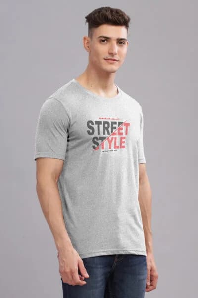 Men’s Premium Cotton Graphic Round Neck T-Shirt
