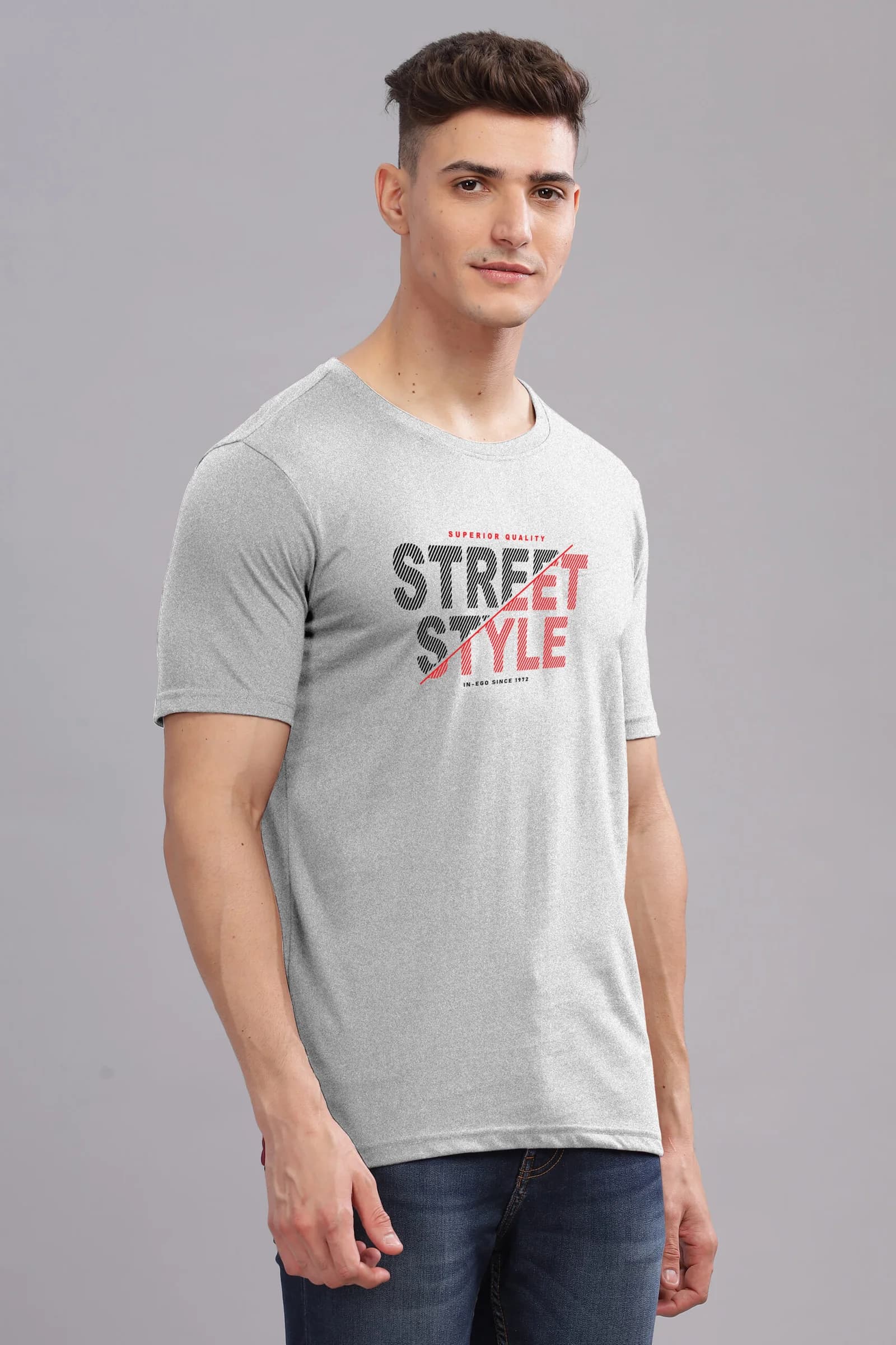 Men’s Premium Cotton Graphic Round Neck T-Shirt