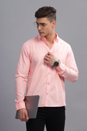 Men’s Fila-Fill Solid Long Sleeve Shirt with Pocket Embroidery – Multi-Colour Edition