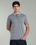 Men’s Cotton-Rich Birdseye Polo T-Shirt with Pocket & HD Logo