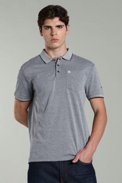 Men’s Cotton-Rich Birdseye Polo T-Shirt with Pocket & HD Logo