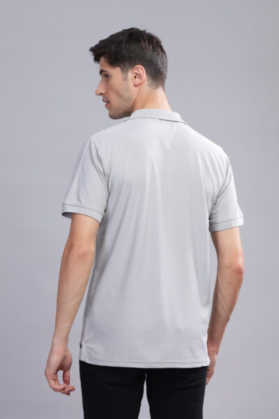 Men’s HD Logo Collar Print Polo – Multi-Colour Edition - OFF WHITE, XXL