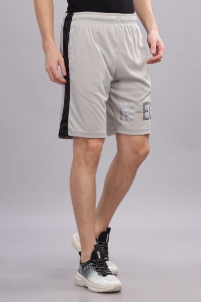 Men’s Interlock Active Shorts – Multi-Colour Edition - LIGHT GREY, XXL