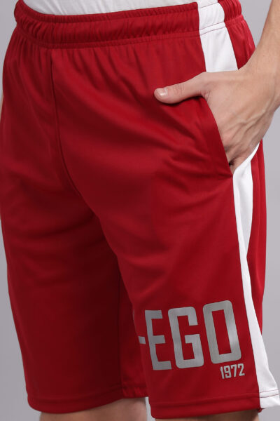 Men’s Interlock Active Shorts – Multi-Colour Edition - MAROON, XXL