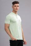 Men’s Single Jersey Polo with Front Embroidery Detail